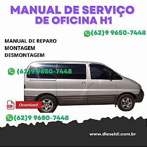 MANUAL DE SERVIÇO DE OFICINA HYUNDAI H1 / JAC REFINE  1997-2007