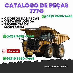 CATÁLOGO DE PEÇAS CAMINHÃO 777G CATERPILLAR