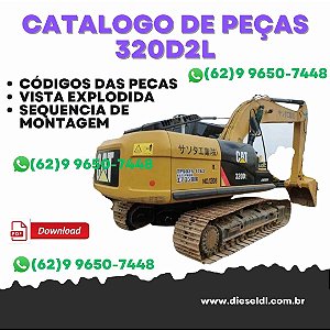 CATÁLOGO DE PEÇAS ESCAVADEIRA 320D2L CATERPILLAR