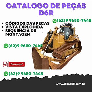 CATÁLOGO DE PEÇAS TRATOR DE ESTEIRA D6R CATERPILLAR