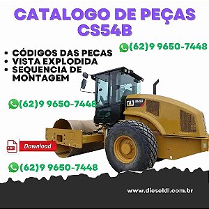 CATÁLOGO DE PEÇAS ROLO COMPACTADOR  CS54B CATERPILLAR