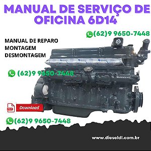 MANUAL DE SERVIÇO DE OFICINA  MOTOR  6D1 SERIE MITSUBISHI