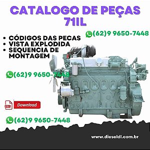 CATÁLOGO DE PEÇAS DIESEL MOTOR  71IL DETROIT
