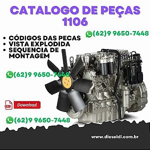 CATALOGO DE PEÇAS MOTOR 1106 PERKINS