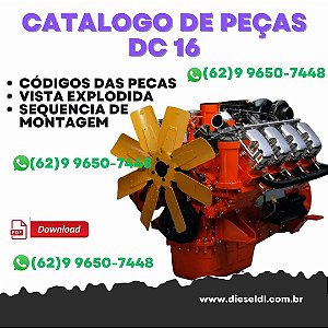 CATÁLOGO DE PEÇAS MOTOR DC 16 SCANIA