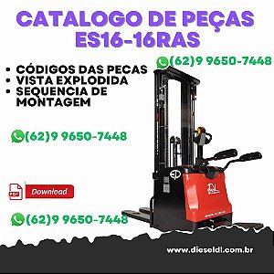 CATÁLOGO DE PEÇAS EMPILHADEIRA ELÉTRICA ES16-16RA / ES16-16RAS  PALLET