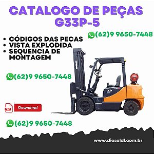 CATÁLOGO DE  PEÇAS EMPILHADEIRA G33P-5, G35C-5 DOOSAN