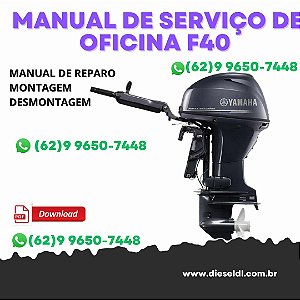 MANUAL DE SERVIÇO DE OFICINA MOTOR DE POLPA F40 YAMAHA