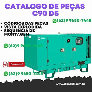 CATÁLOGO DE PEÇAS GERADOR C90 D5 / C110 D5  CUMMINS