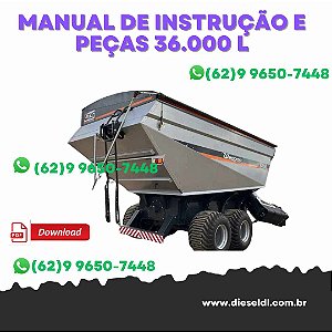 MANUAL DE INSTRUÇÕES E PEÇAS CARRETA GRANE LEIRA 30.000 L / 36.000 L  GTS