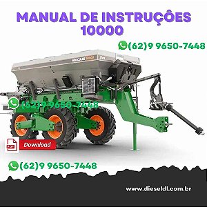 MANUAL DE INSTRUÇÕES DISTRIBUIDOR HÉRCULES 10000 INOX