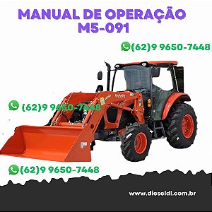 MANUAL DE OPERAÇÃO  TRATOR M5-091 / M5-111 KUBOTA