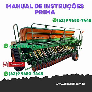 MANUAL DE INSTRUÇÕES SEMEADORA PRIMA  STARA