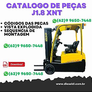 CATÁLOGO DE PEÇAS  EMPILHADEIRA J1.8XNT, J2.0XNT - (K160)  HYSTER
