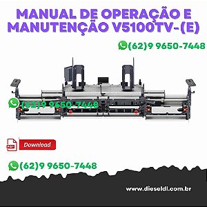 MANUAL DE OPERAÇÃO E MANUTENÇÃO MESA  V5100TV-(E) / V6000TV-(E) DYNAPAC