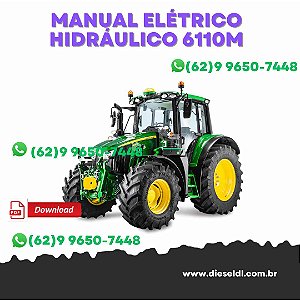 MANUAL ELÉTRICO HIDRÁULICO  TRATOR 6110M, 6120M, 6125M, 6130M, 6135M JOHN DEERE