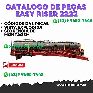 CATALOGO DE PEÇAS EASY RISER 2222 PLANTADEIRA  CASE IH