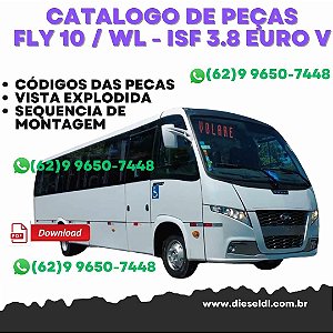 CATÁLOGO DE PEÇAS VOLARE FLY 10 / WL - ISF 3.8 EURO V  AGRALE