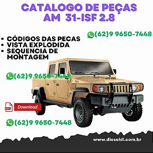 CATÁLOGO DE PEÇAS MARRUÁ AM 31  ISF 2.8 EURO III AGRALE