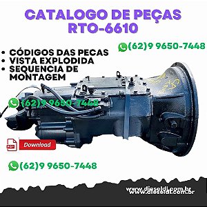 CATÁLOGO DE PEÇAS TRANSMISSÃO RTO-6610 EATON FULLER