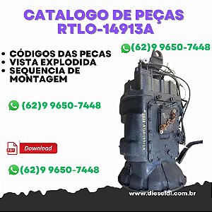 CATÁLOGO DE PEÇAS TRANSMISSÃO RTLO-14913A - 2011 EATON FULLER