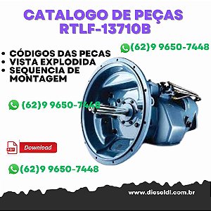 CATÁLOGO DE PEÇAS TRANSMISSÃO RTLF-13710B - 2012  EATON FULLER