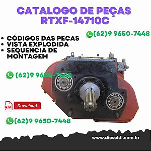 CATÁLOGO DE PEÇAS  TRANSMISSÃO  RTXF-14710C 2011  EATON FULLER