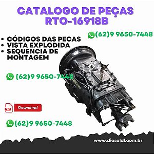 CATÁLOGO DE PEÇAS  TRANSMISSÃO RTLO-16918B 2011  EATON FULLER