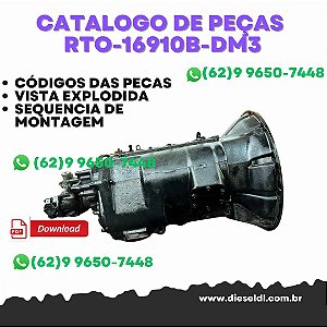 CATÁLOGO DE PEÇAS  TRANSMISSÃO  RTO-16910B-DM3 2011  EATON FULLER