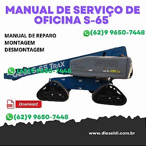 MANUAL DE SERVIÇO DE OFICINA PLATAFORMA ELEVATÓRIA S-60, S-65   GENIE