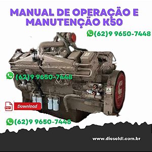 MANUAL DE OPERAÇÃO E MANUTENÇÃO MOTOR K38 - K50  CUMMINS