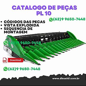 CATÁLOGO DE PEÇAS  PLATAFORMA DE MILHO GREENSYSTEM  PI10