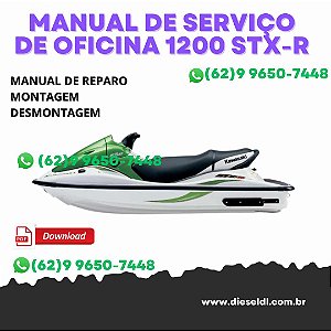 MANUAL DE SERVIÇO DE OFICINA KAWASAKI - 1200 STX-R - JET SKI