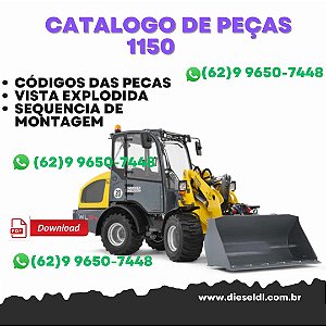 CATÁLOGO DE PEÇAS   CARREGADEIRA 1150  WACKER NEUSON