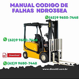 MANUAL CODIGO DE FALHAS  EMPILHADEIRA NDR035EA, NR045EA (C861) YALE