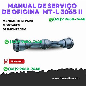 MANUAL DE SERVIÇO DE OFICINA  EIXO MULTITRAC - MT-L 3065 II  ZF
