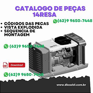 CATÁLOGO DE PEÇAS MOTOR  14RESA/RESAL - 20RESA/RESAL KOHLER
