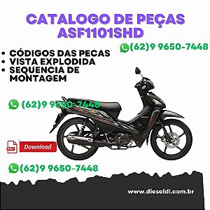 CATÁLOGO DE PEÇAS AFS1101SHD - AFS1101SHE HONDA