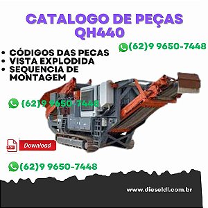 CATÁLOGO DE PEÇAS BRITADOR  QH440 SANDVIK