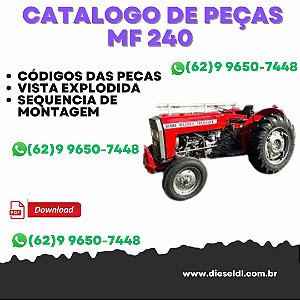 CATÁLOGO DE PEÇAS  MF 240 TRACTOR