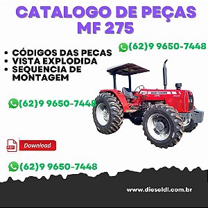 CATÁLOGO DE PEÇAS  MF 275/290 XTRA TRACTORS