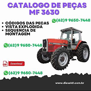 CATÁLOGO DE PEÇAS  MF MF 3630 3630 / / 3640 3640 /3650 3650 / 3660 TRACTORS
