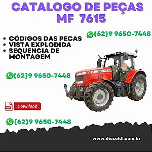 CATÁLOGO DE PEÇAS  MF 7615 TRATOR