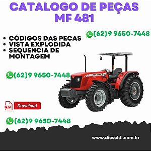 CATÁLOGO DE PEÇAS  TRATOR MF 481