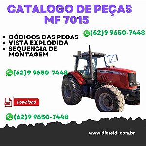 CATÁLOGO DE PEÇAS  TRATOR MF 7015