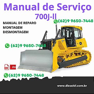 MANUAL DE SERVIÇO MECANICO 700J-ll TRATOR ESTEIRA JHON DEERE