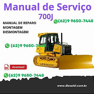 MANUAL DE SERVIÇO MECANICO 700J TRATOR ESTEIRA JHON DEERE