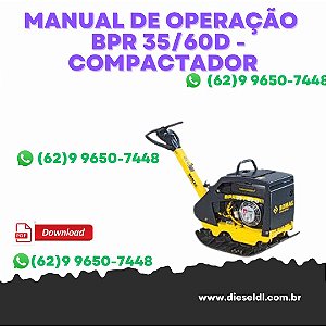 Manual de Operação e Manutenção Bomag - BPR 35/42D - BPR 35/60D - Compactador