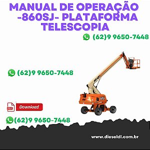 Manual de Operação JLG - 800S, 810SJ, 860SJ - Plataforma Telescópica