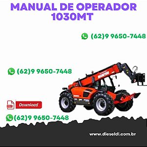 Manual do Operador Manitou - 1030MT  S Série 2-E2 - Manipulador